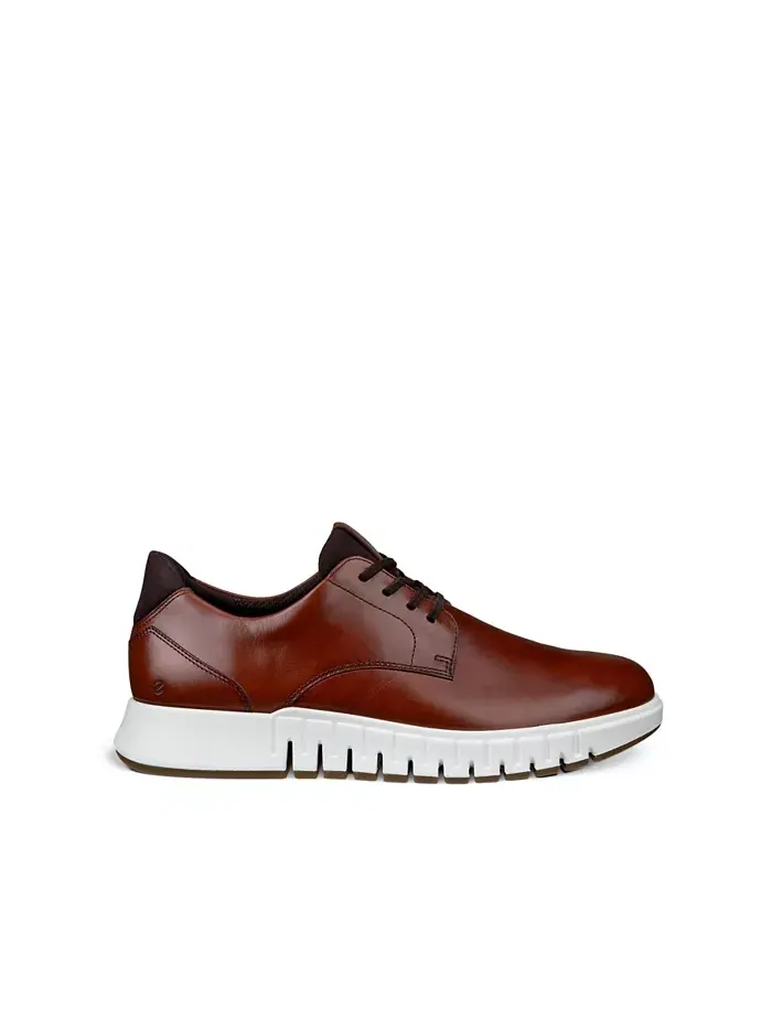 Мужские туфли дерби Gruuv Hybrid Plain Toe Ecco — изображение 2 из 6