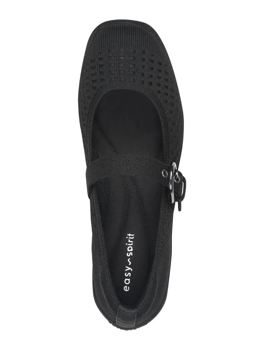 Балетки-мэри джейн из трикотажа Roana Easy Spirit — изображение 4 из 5, черный