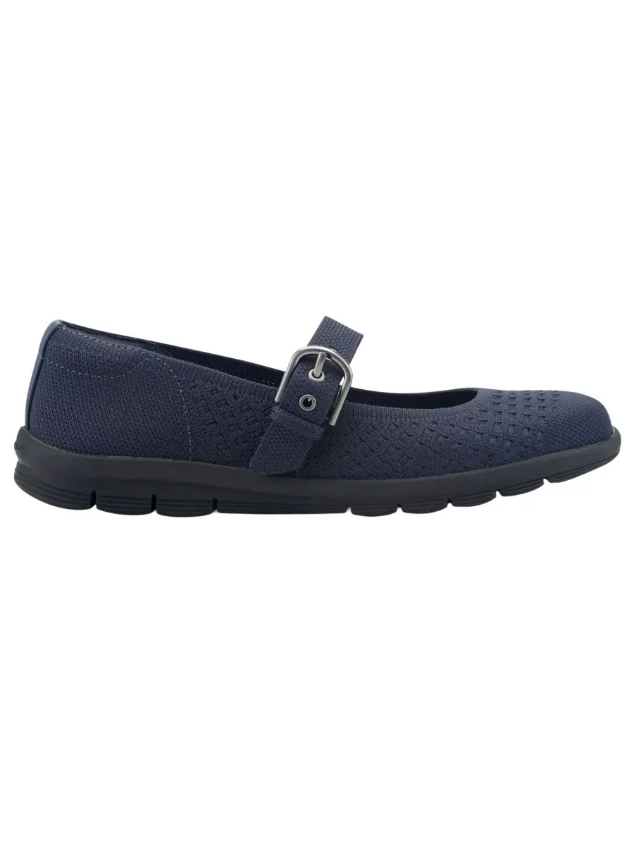 Женские балетки из трикотажа с пряжкой Roana Mary Jane Easy Spirit — изображение 2 из 5, синий