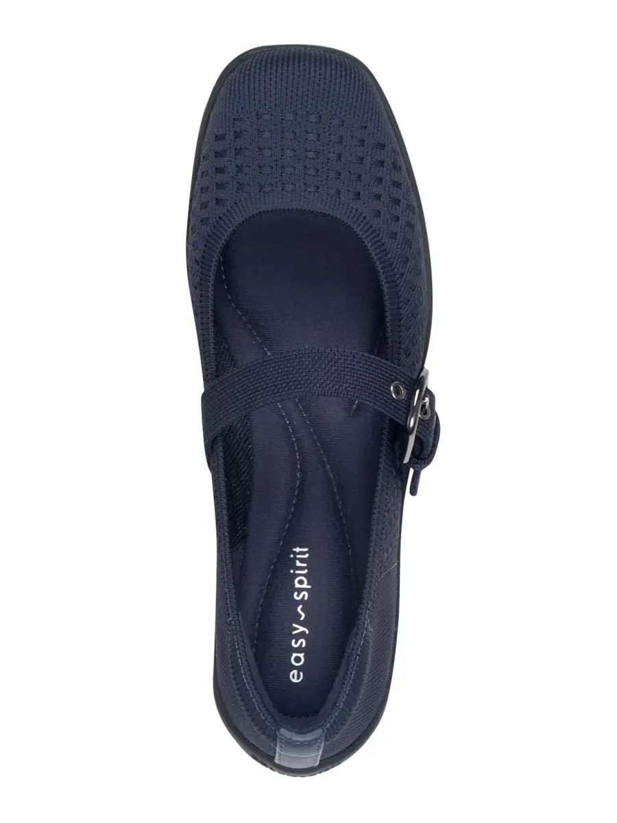 Женские балетки из трикотажа с пряжкой Roana Mary Jane Easy Spirit — изображение 4 из 5, синий
