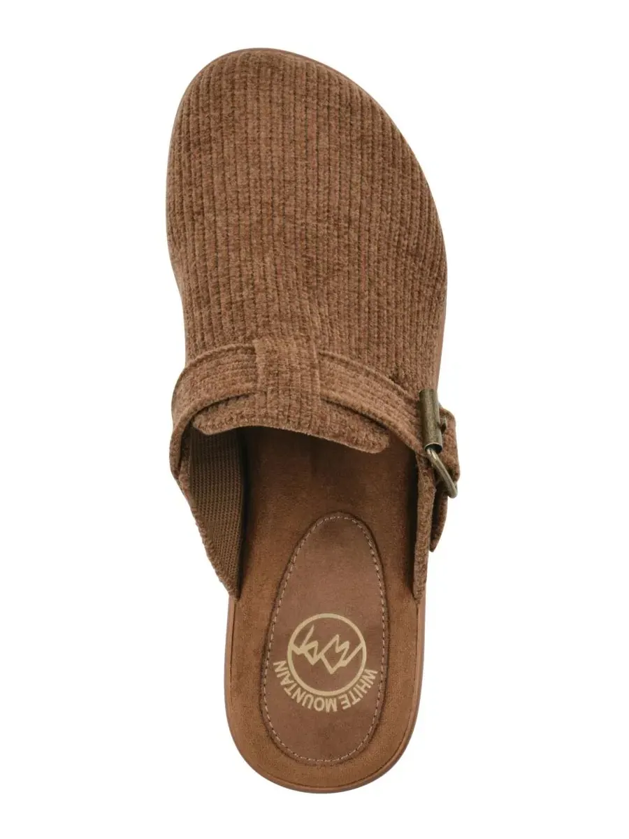 Женские мюли-сабо на каблуке Vias White Mountain, Pecan Fabric — изображение 4 из 6