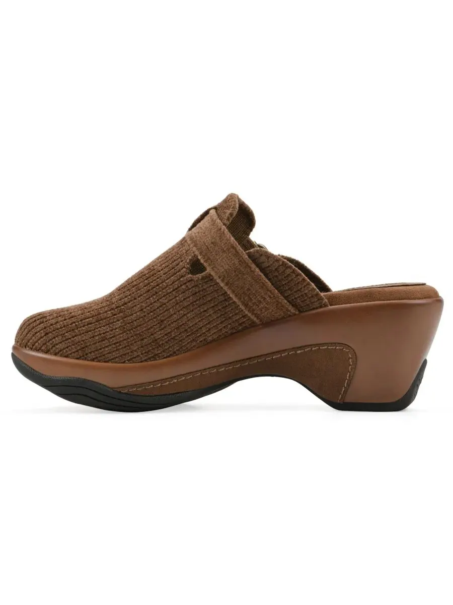 Женские мюли-сабо на каблуке Vias White Mountain, Pecan Fabric — изображение 6 из 6