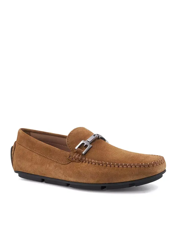 Мужские лоферы Taso Slip On Bruno Magli — изображение 1 из 6, коньячный