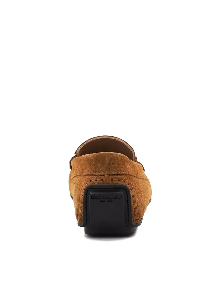 Мужские лоферы Taso Slip On Bruno Magli — изображение 3 из 6, коньячный