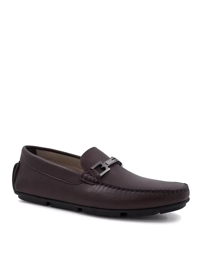 Мужские лоферы Taso Slip On Bruno Magli — изображение 1 из 6, коричневый