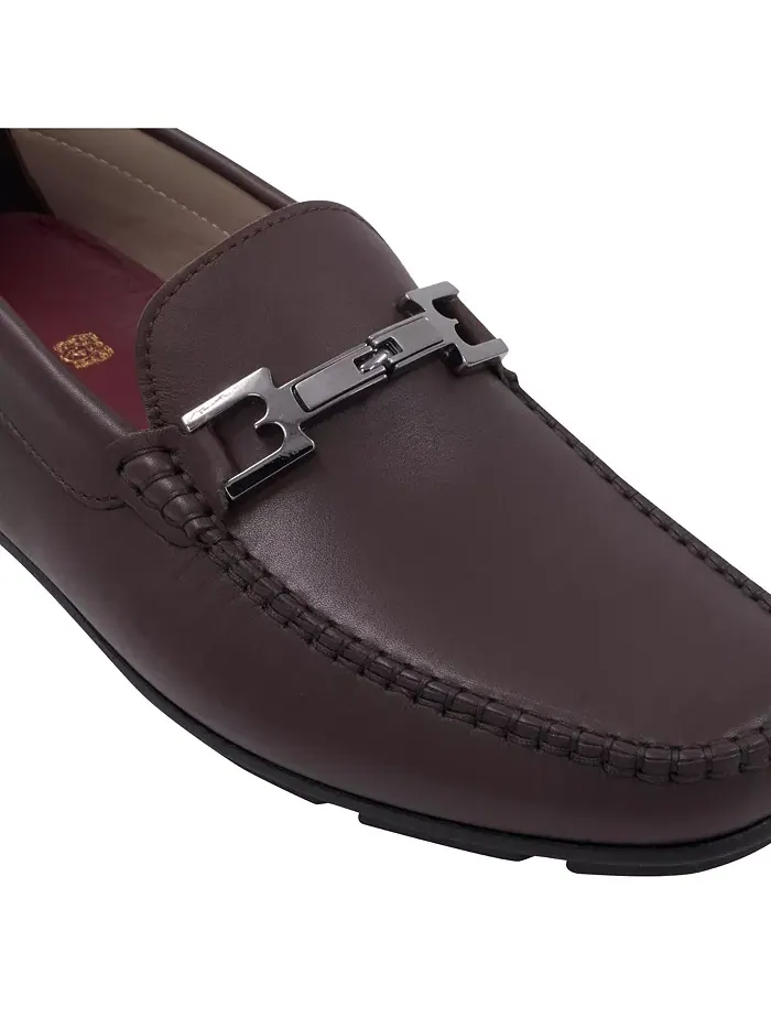 Мужские лоферы Taso Slip On Bruno Magli — изображение 6 из 6, коричневый