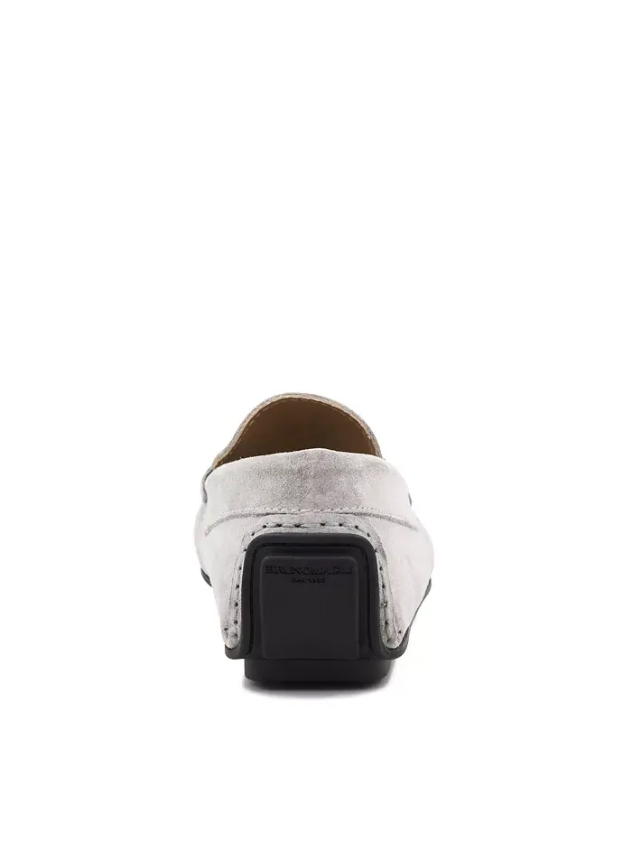 Мужские лоферы Taso Slip On Bruno Magli — изображение 4 из 6, светлый серый