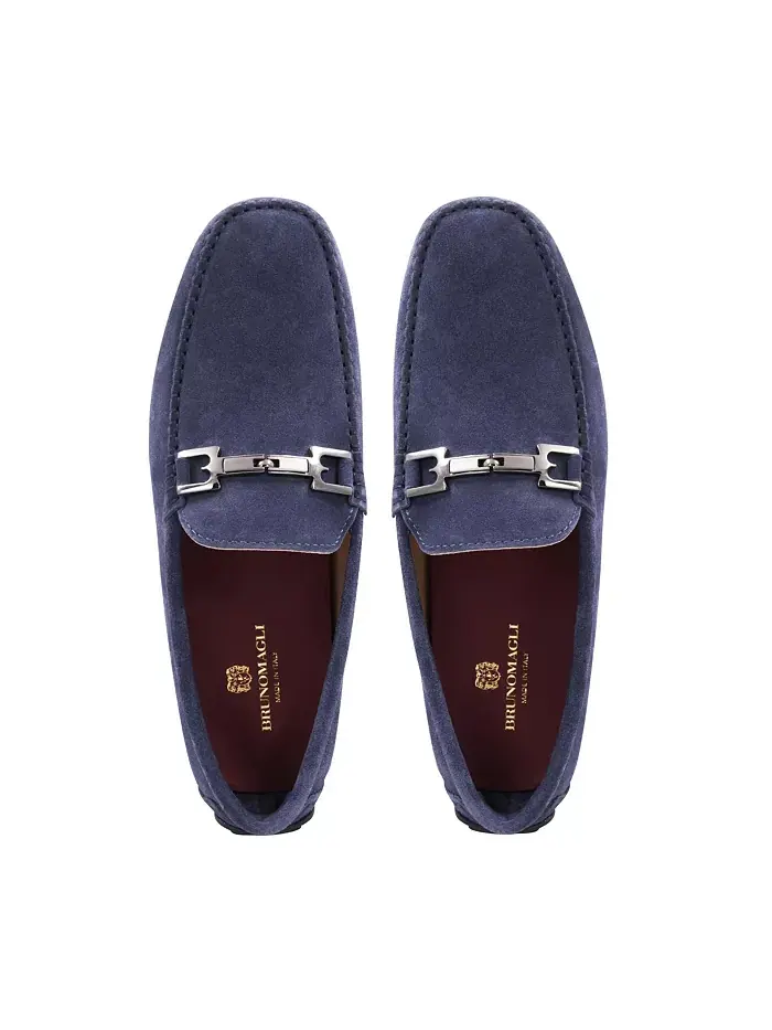 Мужские лоферы Taso Slip On Bruno Magli — изображение 5 из 6, светлый синий