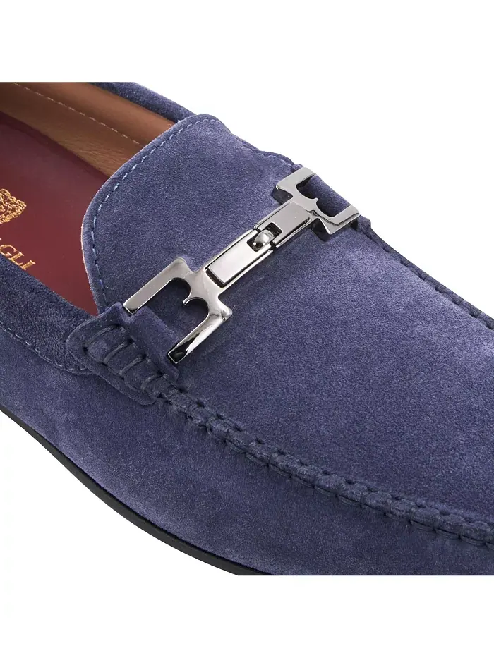 Мужские лоферы Taso Slip On Bruno Magli — изображение 6 из 6, светлый синий