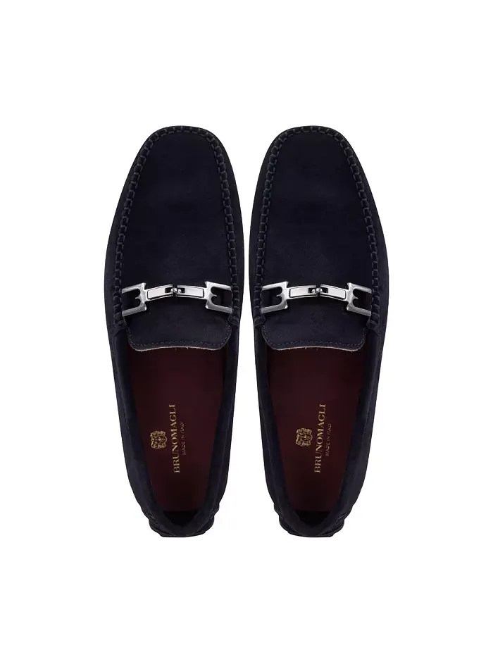 Мужские лоферы Taso Slip On Bruno Magli — изображение 5 из 6, темно-синий