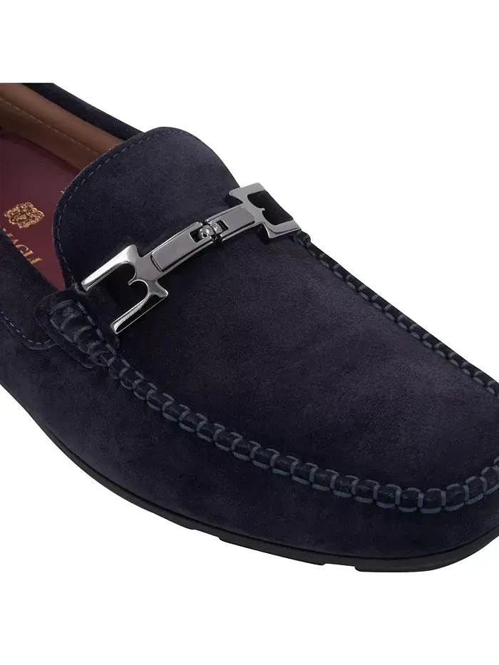 Мужские лоферы Taso Slip On Bruno Magli — изображение 6 из 6, темно-синий