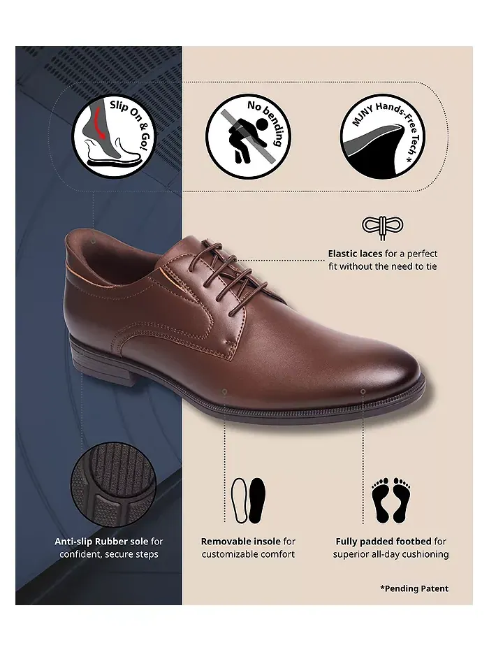 State Street технология Hands-Free Slip On классические оксфорды с закрытым мысом Marc Joseph New — изображение 3 из 5