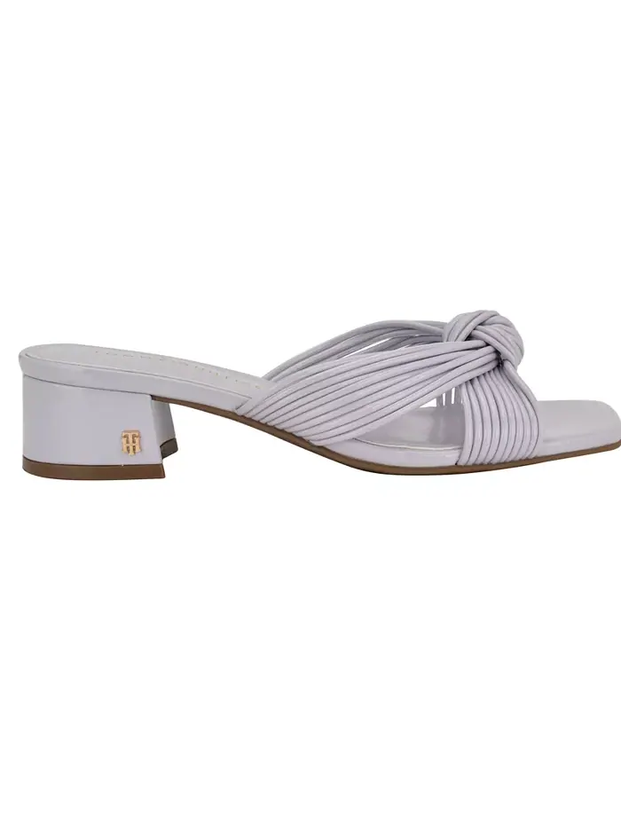 Женские босоножки Philie Knotted Crisscross Block Cab Tommy Hilfiger — изображение 2 из 4, фиолетовый
