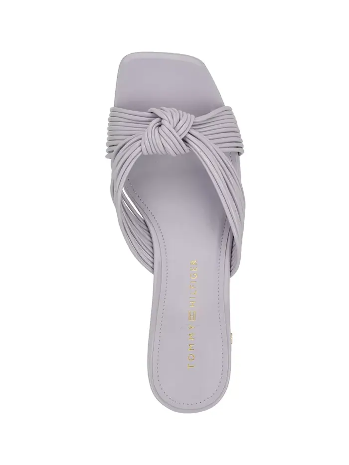 Женские босоножки Philie Knotted Crisscross Block Cab Tommy Hilfiger — изображение 3 из 4, фиолетовый