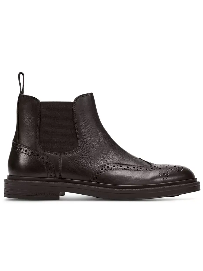 Мужские ботинки Frank Chelsea Kenneth Cole New York — изображение 2 из 5, коричневый