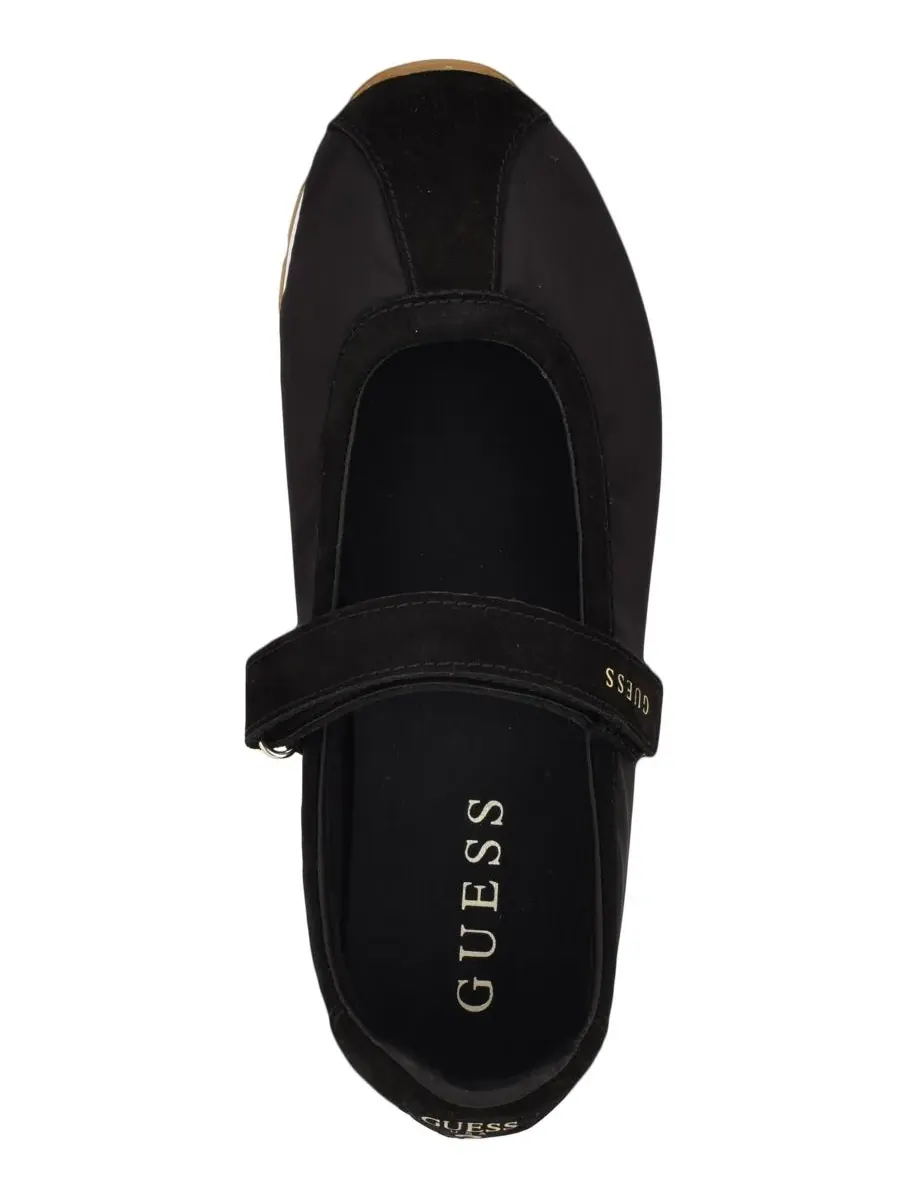Женские замшевые спортивные кроссовки Treece Mary Jane GUESS — изображение 4 из 5, черный