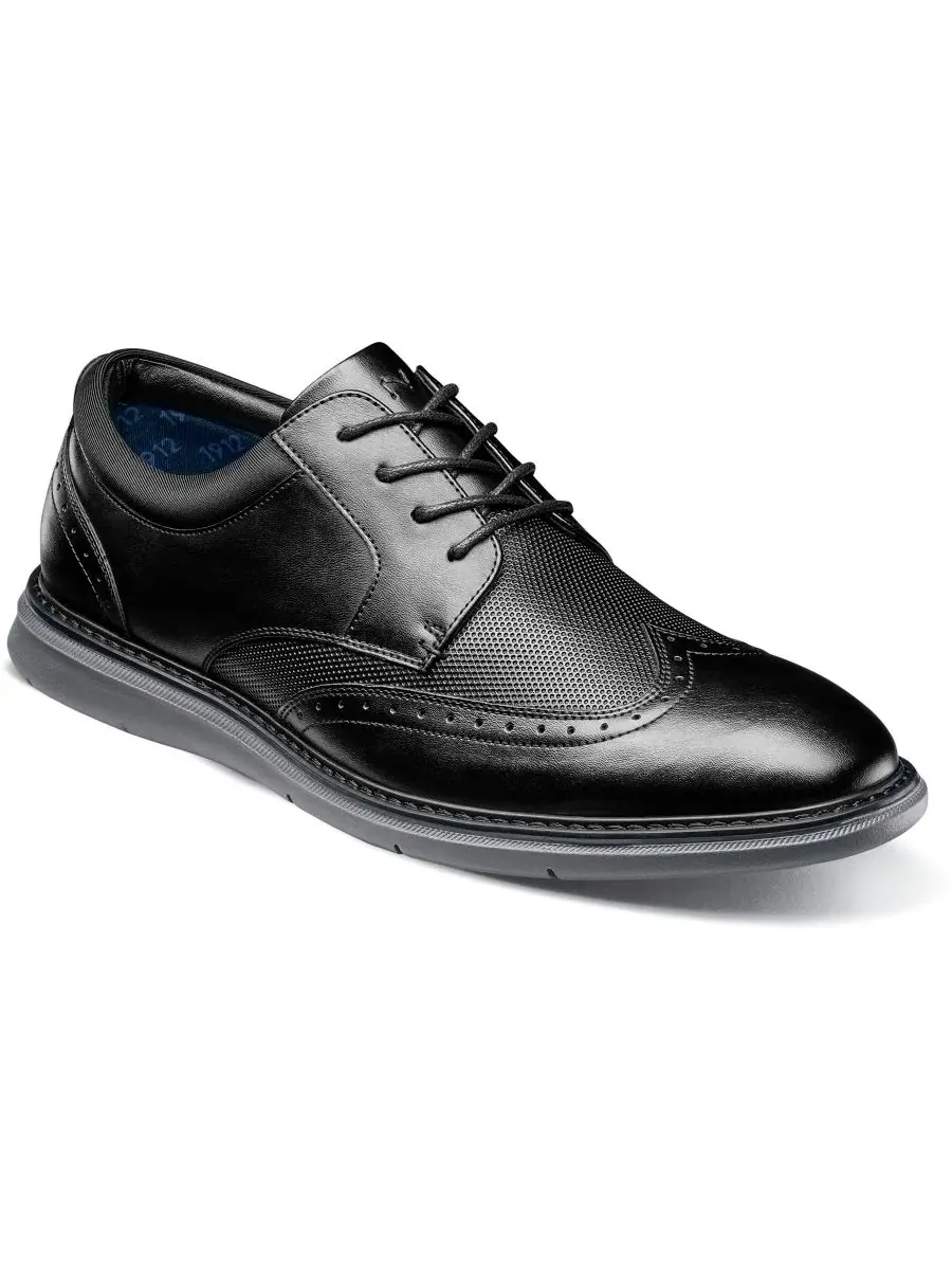 Мужские оксфорды Chase Wingtip Nunn Bush — изображение 1 из 8, черный