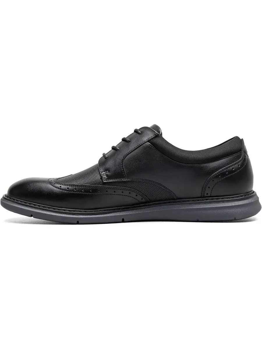 Мужские оксфорды Chase Wingtip Nunn Bush — изображение 6 из 8, черный