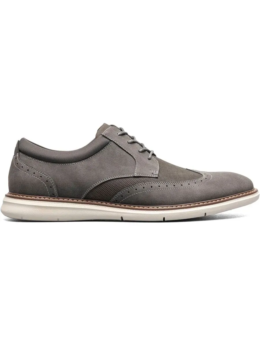 Мужские оксфорды Chase Wingtip Nunn Bush — изображение 4 из 8, серый мульти