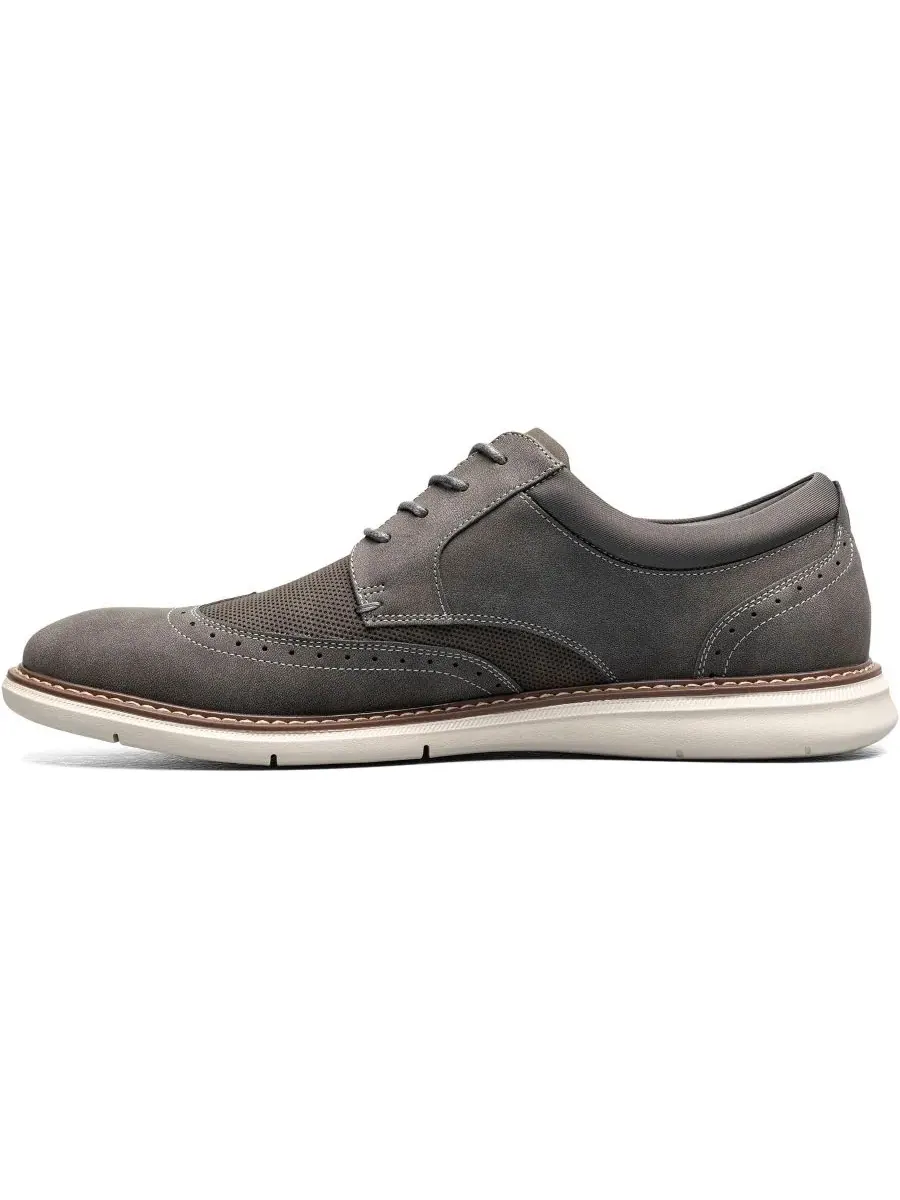 Мужские оксфорды Chase Wingtip Nunn Bush — изображение 5 из 8, серый мульти