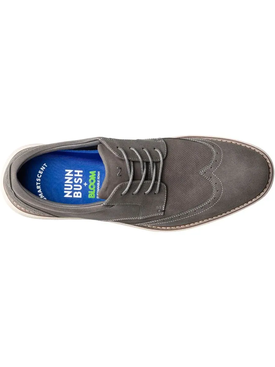 Мужские оксфорды Chase Wingtip Nunn Bush — изображение 6 из 8, серый мульти