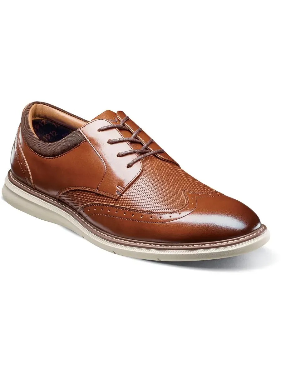 Мужские оксфорды Chase Wingtip Nunn Bush — изображение 1 из 8, коньячный мульти