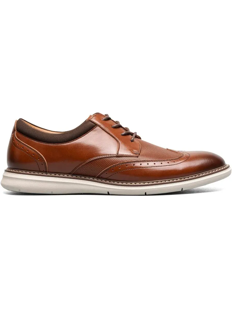 Мужские оксфорды Chase Wingtip Nunn Bush — изображение 4 из 8, коньячный мульти