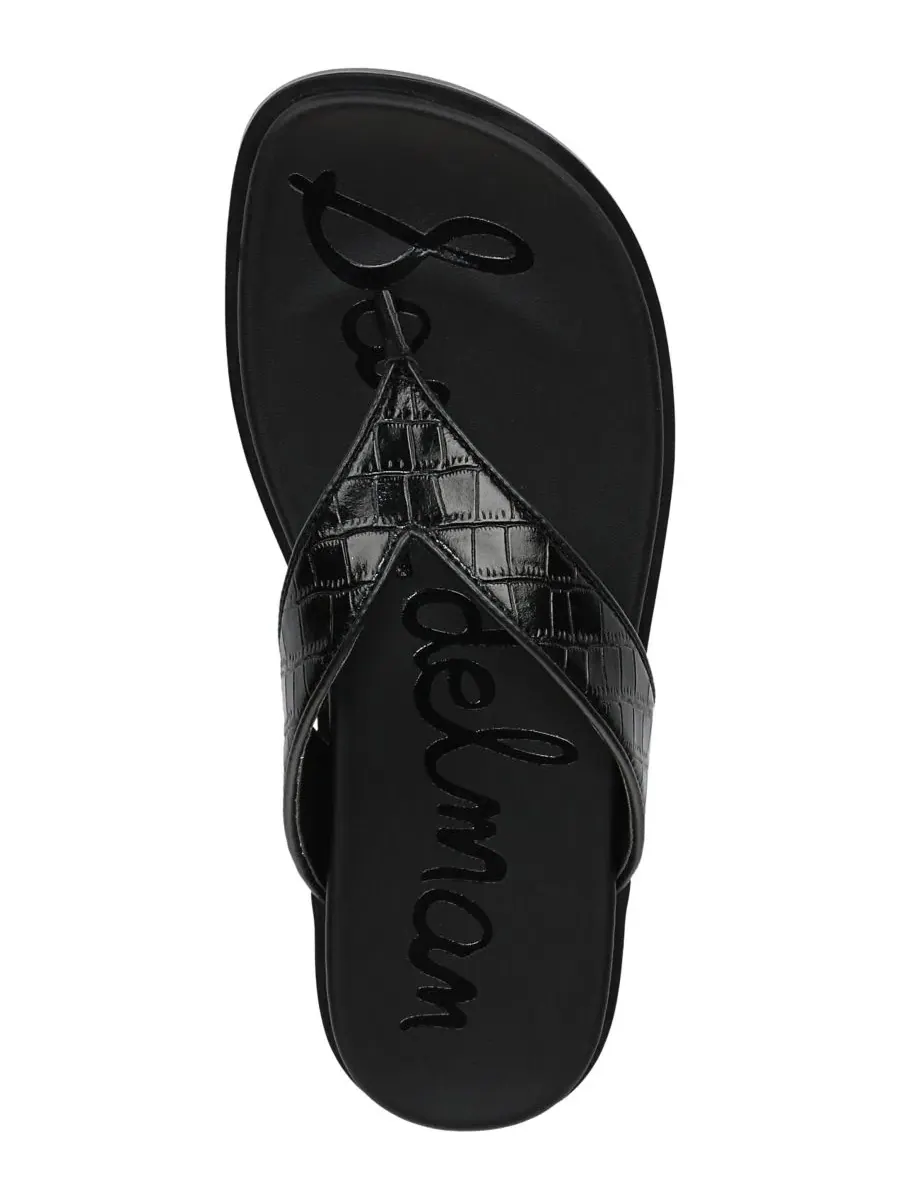 Женские сандалии-шлепанцы Lila Sam Edelman — изображение 5 из 5, черный