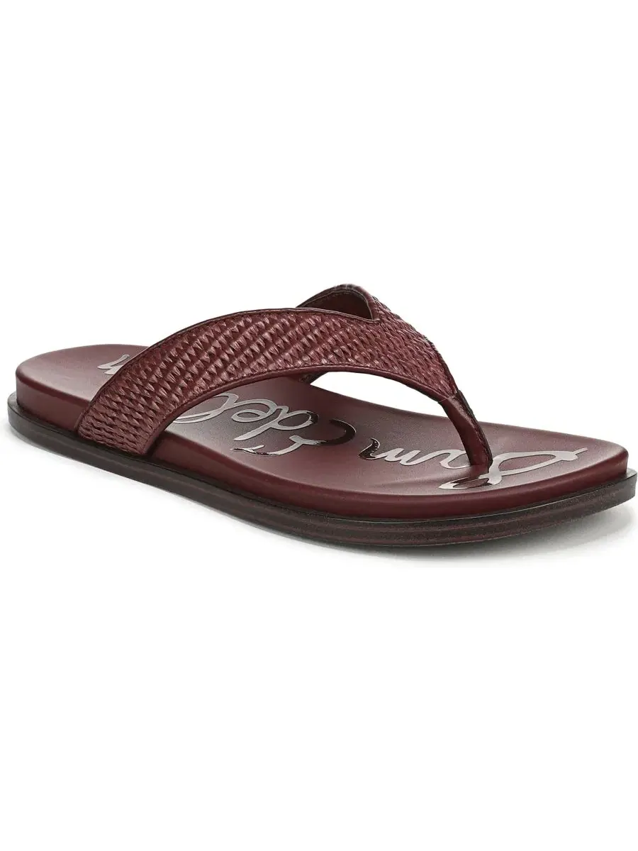Женские сандалии-шлепанцы Lila Sam Edelman, Brick Faux Raffia