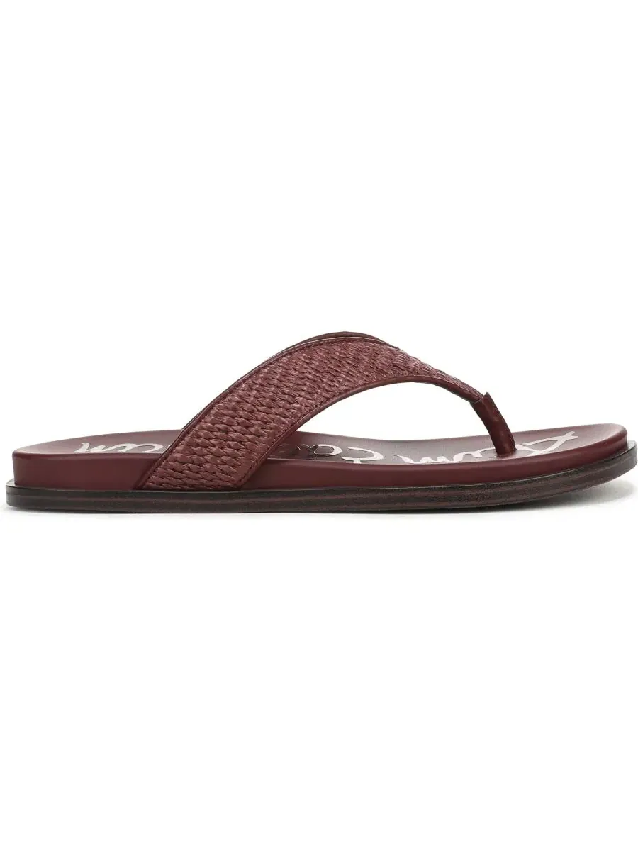 Женские сандалии-шлепанцы Lila Sam Edelman, Brick Faux Raffia — изображение 2 из 5
