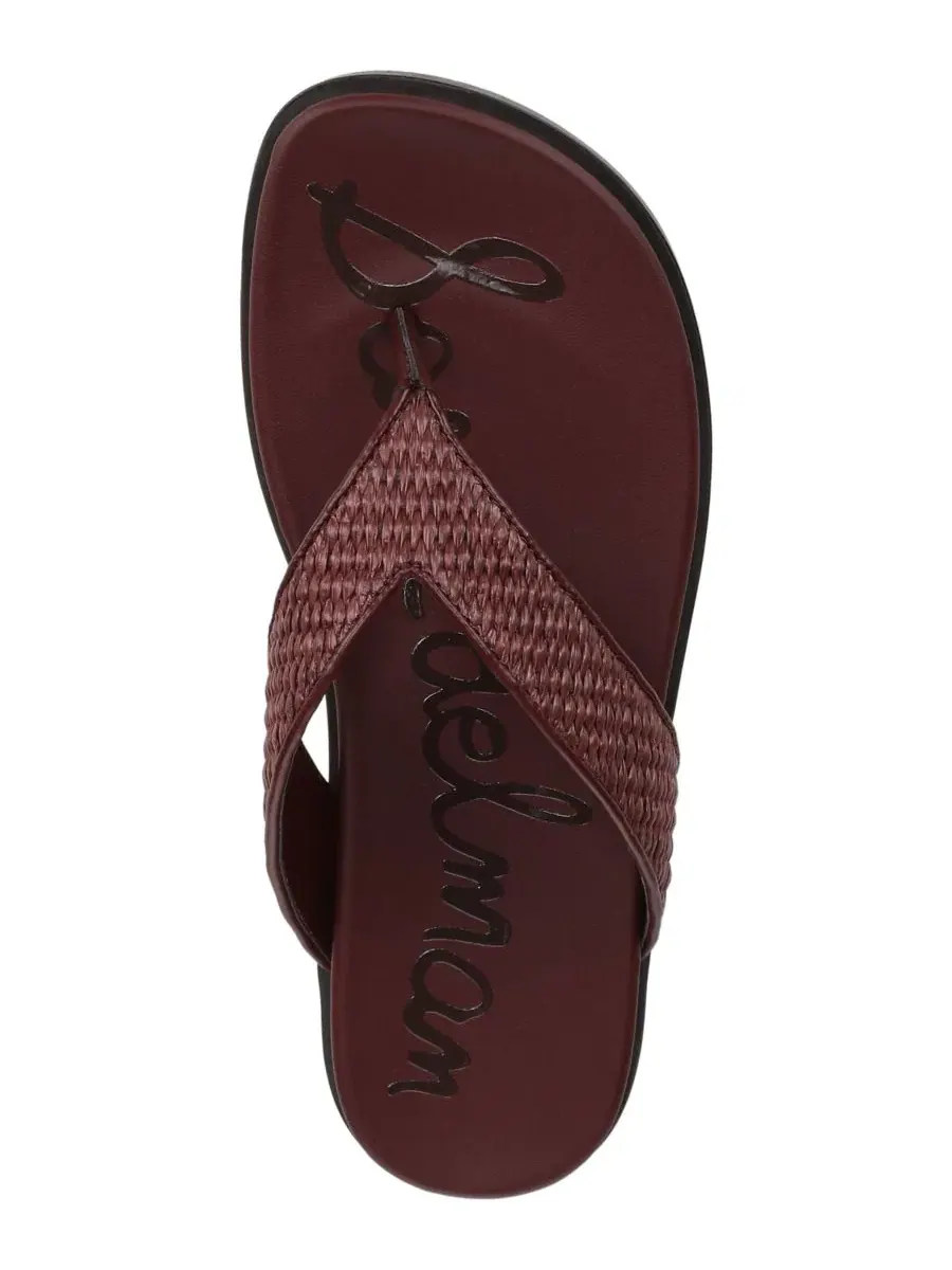 Женские сандалии-шлепанцы Lila Sam Edelman, Brick Faux Raffia — изображение 4 из 5