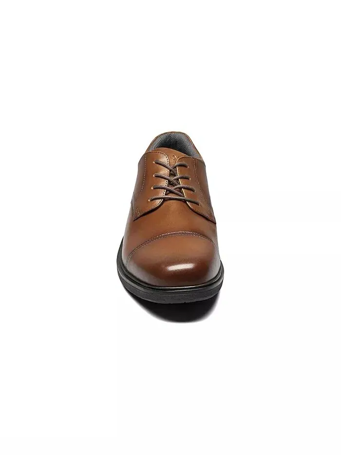 Мужские оксфорды Kore Pro Cap Toe с технологией Slip Antisist Comfort Nunn Bush — изображение 5 из 7, коричневый