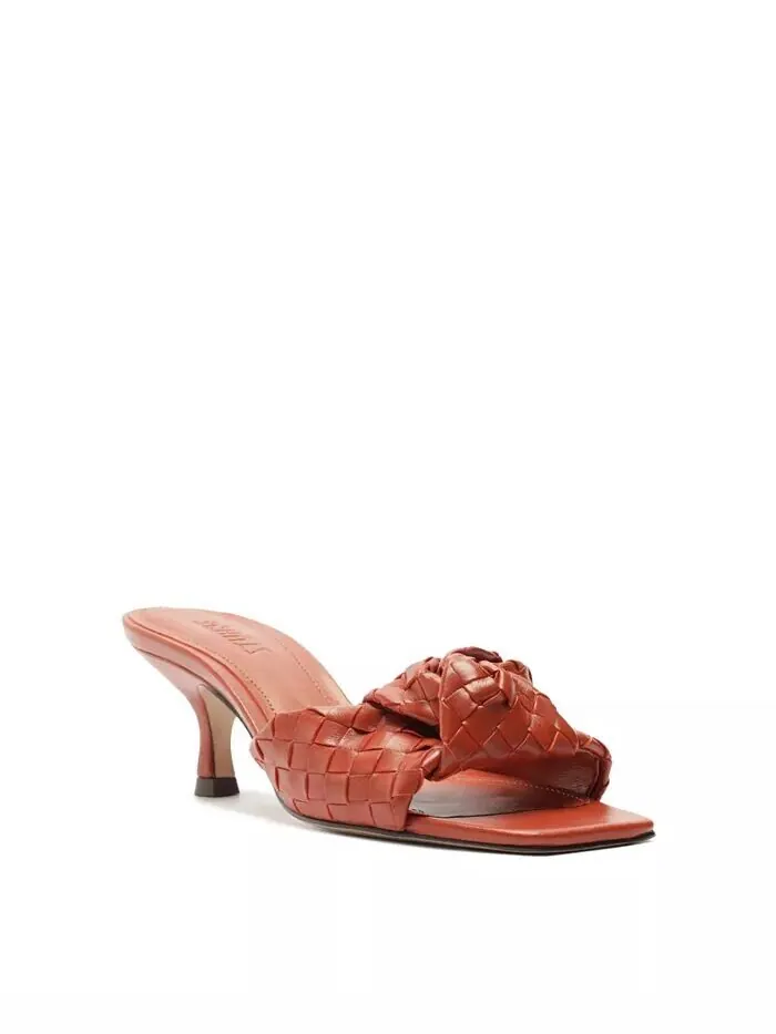 Женские сандалии Kareena Knot Mule Schutz — изображение 1 из 10, оранжевый