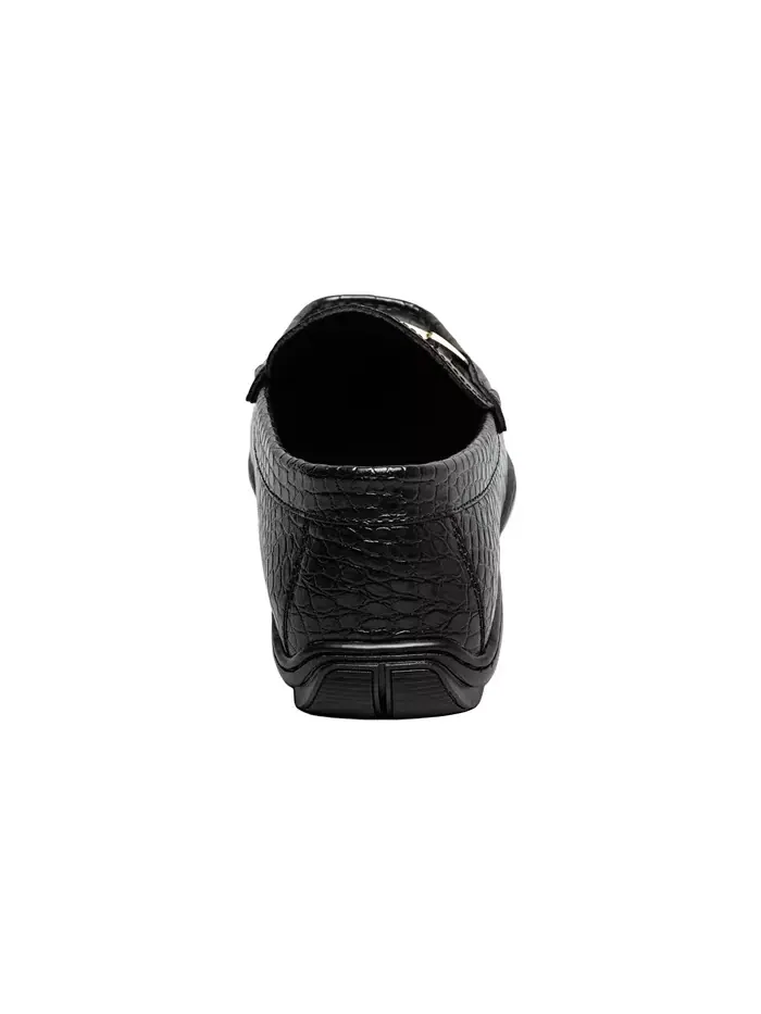Мужские лоферы Embrey Moc Toe Bit Slip On Stacy Adams — изображение 4 из 7, черный