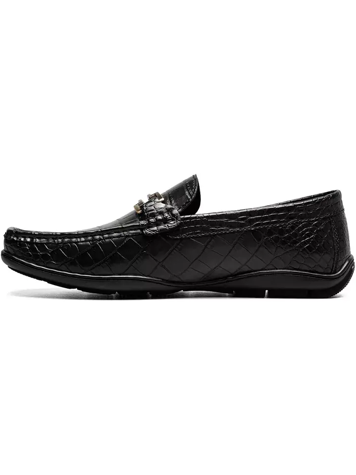 Мужские лоферы Embrey Moc Toe Bit Slip On Stacy Adams — изображение 5 из 7, черный
