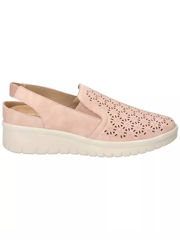 Женские туфли-лодочки Petal Comfort Slip-On Easy Street — изображение 2 из 7, пудровый розовый