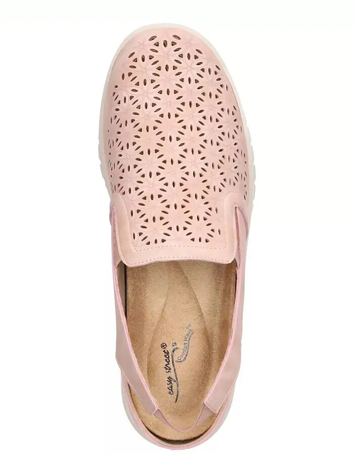 Женские туфли-лодочки Petal Comfort Slip-On Easy Street — изображение 4 из 7, пудровый розовый