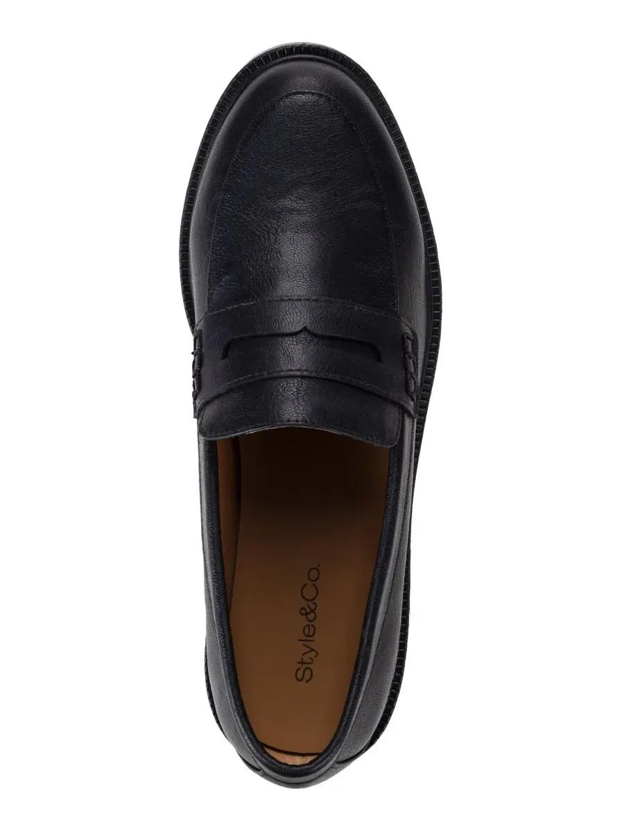 Лоферы Athenaa Round Toe Penny Style & Co — изображение 4 из 5, черный