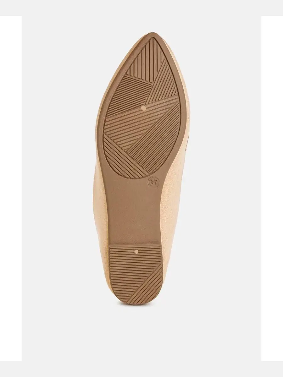 Лоферы с украшением в виде мундштука, Flexible Sole London Rag — изображение 4 из 5, светлый бежевый
