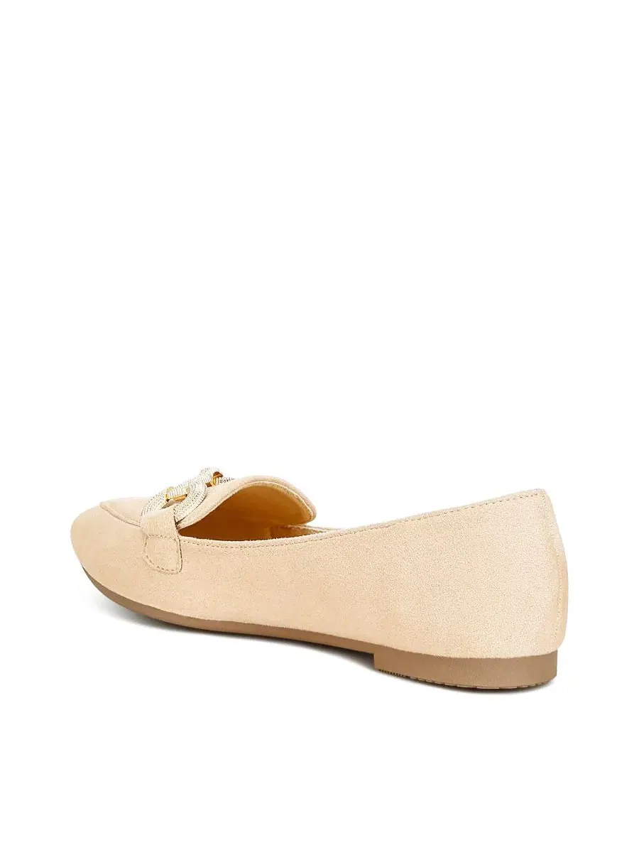 Лоферы с украшением в виде мундштука, Flexible Sole London Rag — изображение 5 из 5, светлый бежевый