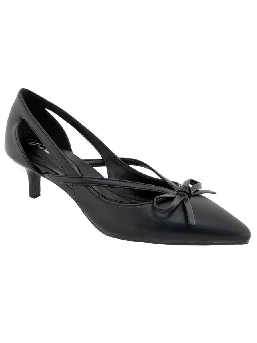Туфли-лодочки с каблуком-рюмочкой Dawny BCBG — изображение 1 из 5, черный