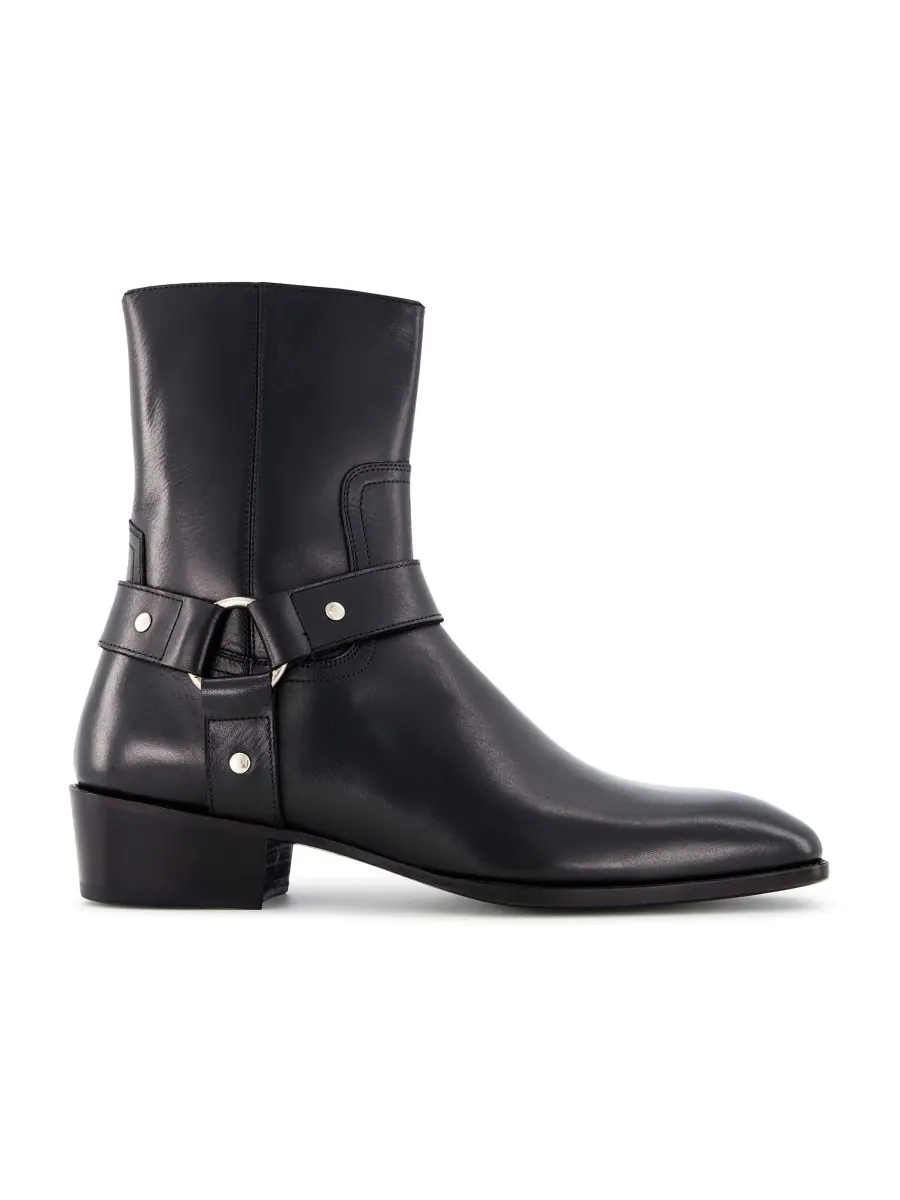 Мужские ботинки Sloane Harness Slip On Anthony Veer — изображение 2 из 5, черный