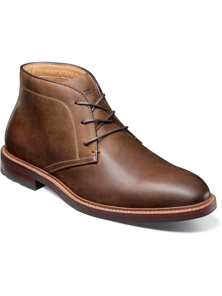 Мужские ботинки Anthem Plain Toe Chukka Boot Florsheim — изображение 1 из 7, коричневый