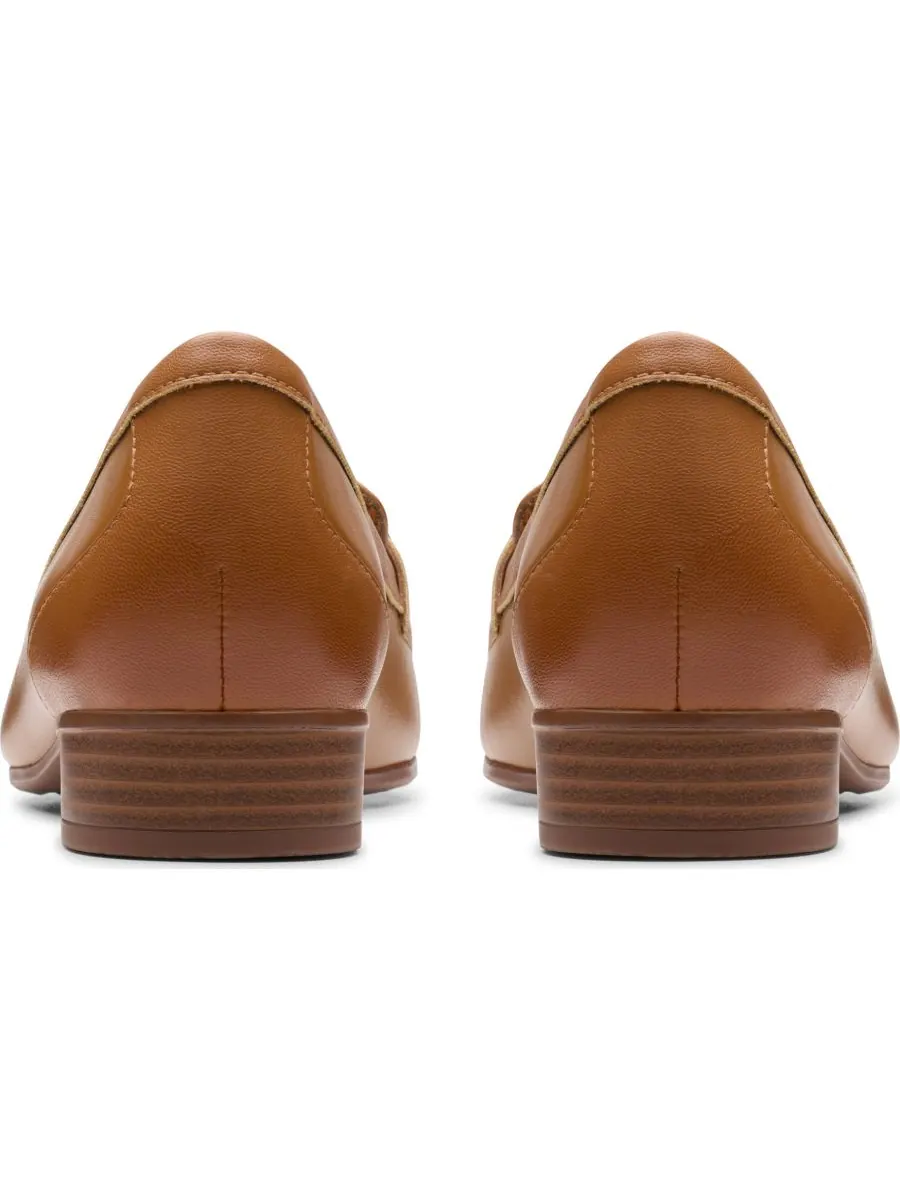 Лоферы женские Clarks Juliet Echo без шнурков, кожаные — изображение 3 из 5, бежевый