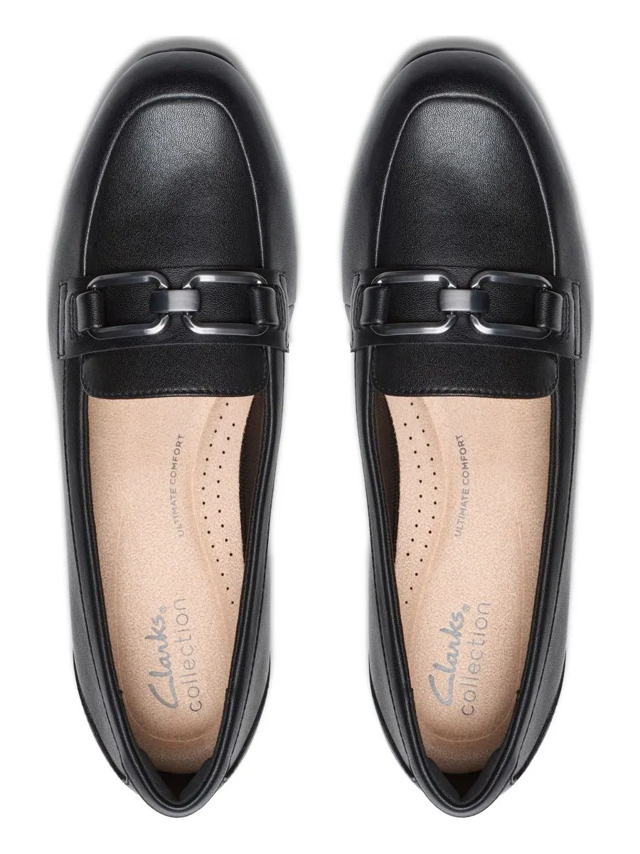 Лоферы женские Clarks Juliet Echo, без шнурков — изображение 7 из 8, черный