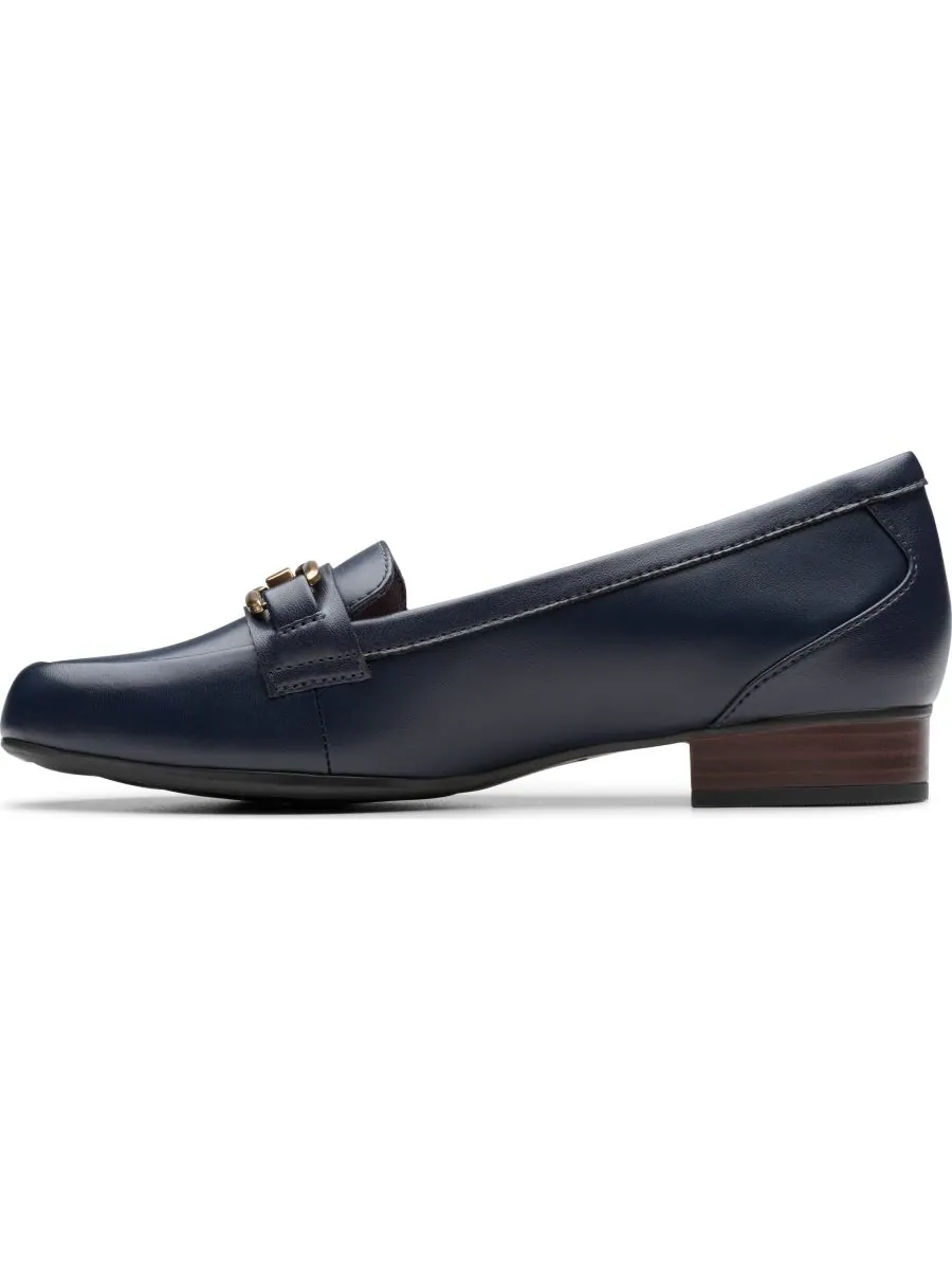 Лоферы женские Clarks Juliet Echo, без шнурков, натуральная кожа — изображение 5 из 5, темно-синий