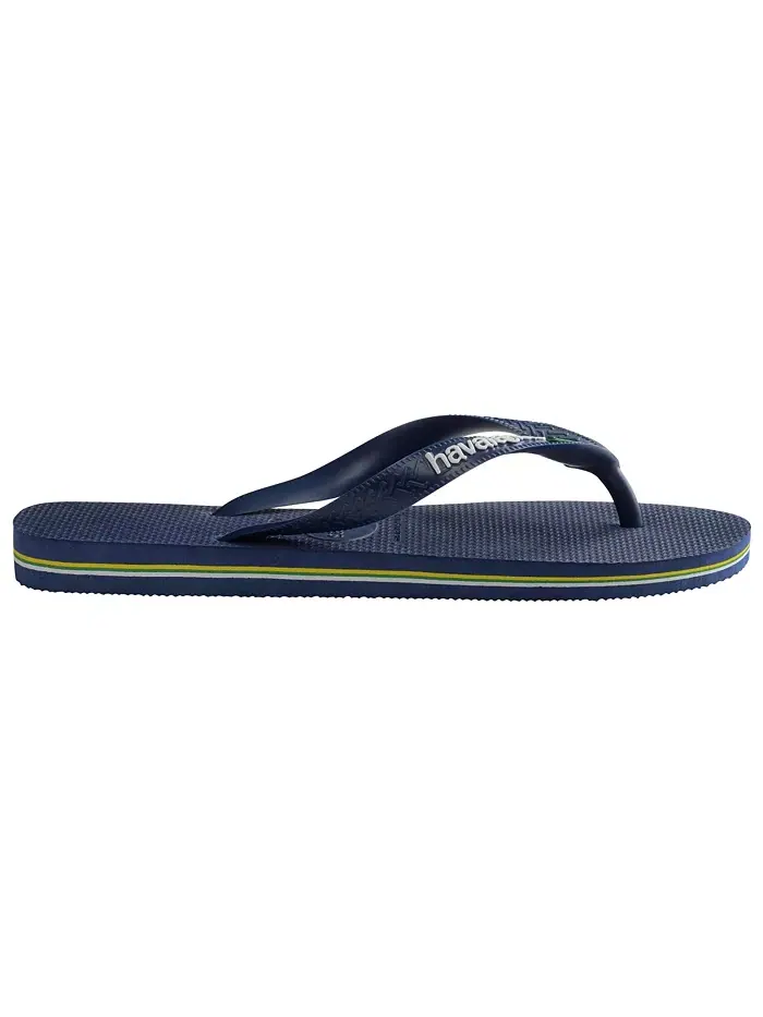 Мужские шлепанцы Brazil Logo Flip-Flop Havaianas — изображение 2 из 3, темно-синий