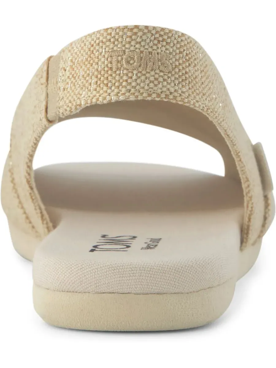 Женские сандалии-лодочки Alpargata с открытой пяткой TOMS — изображение 3 из 5, шампань