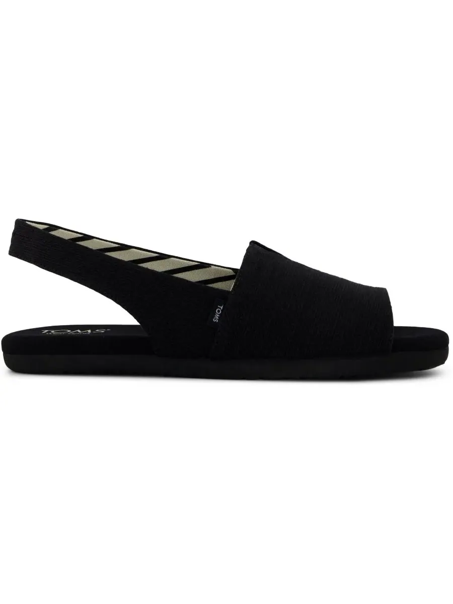 Женские сандалии-лодочки Alpargata с открытой пяткой TOMS — изображение 2 из 5, черный