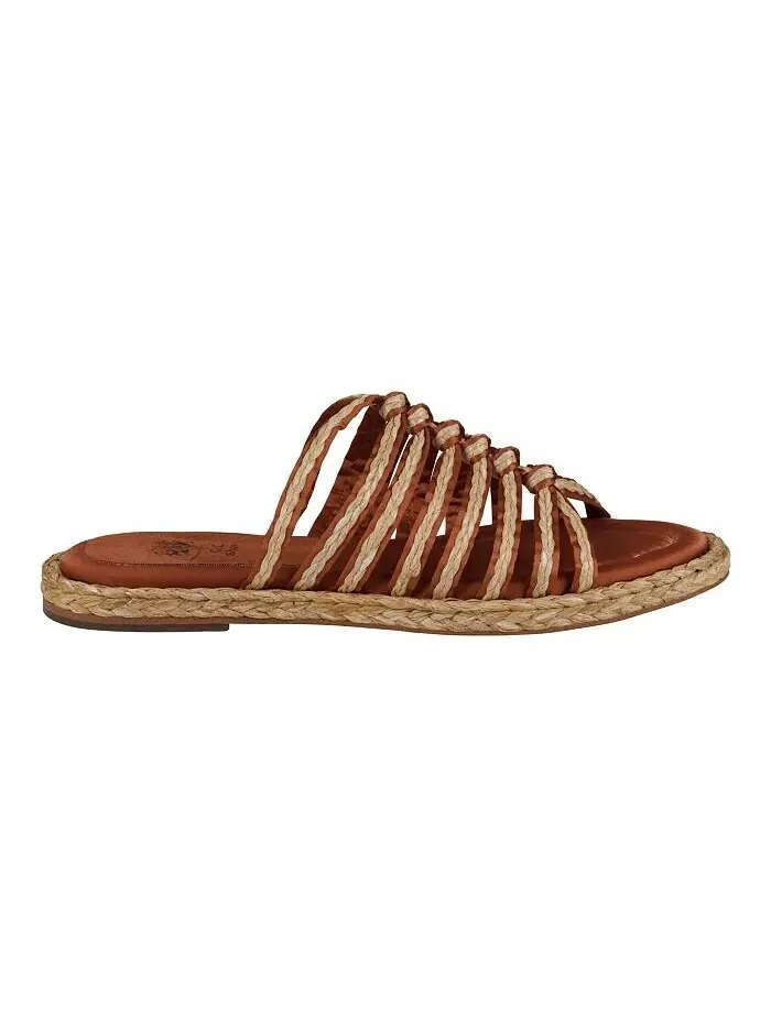 Женские сандалии-эспадрильи на плоской подошве с ремешками Phoenix GC Shoes — изображение 2 из 5, коричневый